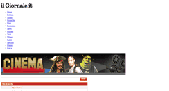 Desktop Screenshot of cinema.ilgiornale.it